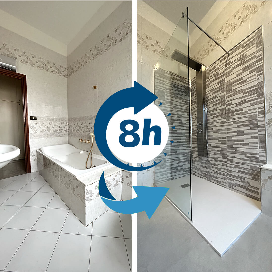 Trasforma la vasca in doccia