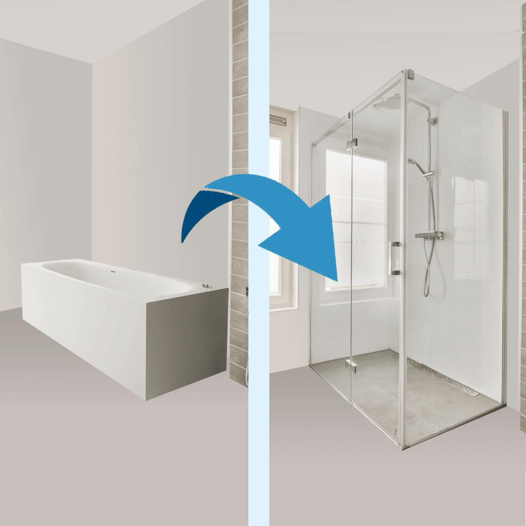 Trasforma la vasca in doccia